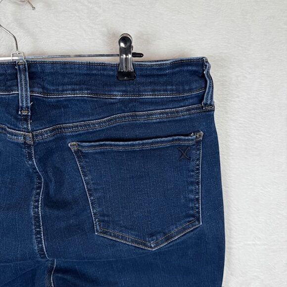 NYDJ Marilyn Straight Quinn Wash Jeans Zip Fly Stretch Tech Size 12 - Picture 5 of 16